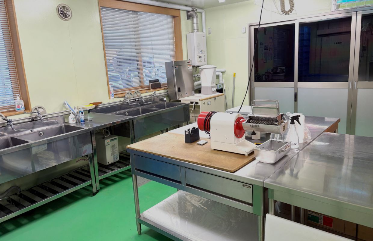 衛生管理を徹底した作業場2